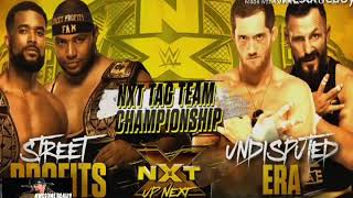 NXT TAG TEAM CHAMPIONSHIP STREET PROFITS vs UNDISPUTED ERA