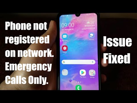 Not registered on network issue fixed | Samsung galaxy not registered on network problem solved