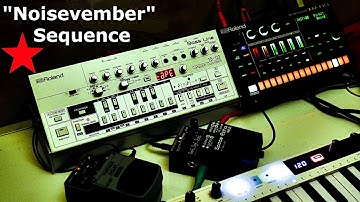 "Noisevember" Sequence Roland TB-03 TR-6S Keystep 37 Behringer VD400 Delay & BOSS RE-2 Space Echo