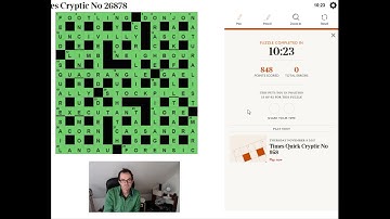 How to solve The Times crossword on 9 Nov 2017