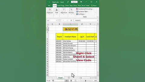 Live Digital Clock | Excel Tricks & Tips | Most Useful Excel Tricks #shorts #excel #exceltutorial