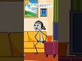 🏅 POV: Her Roommate Was Unexpected 😂#shorts #funny #stickman #cartoon #viral #comedy #toonzy