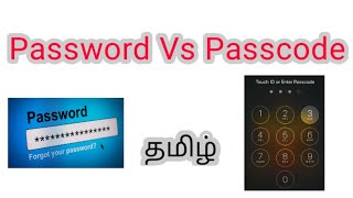 Password Vs Passcode