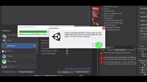 Unable to list target platforms in Unity5 FIX!!!