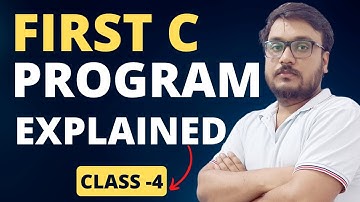 First C Program - Detailed Explanation With Header File | Easiest way to Understand C Programming