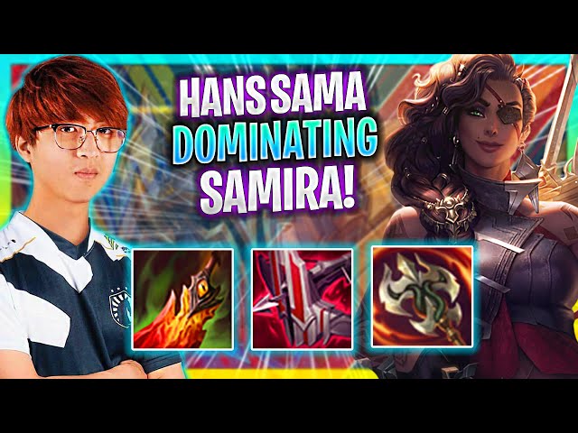 HANS SAMA CRAZY GAME WITH ASHE!  G2 Hans Sama Plays Ashe ADC vs Samira!  Season 2023 