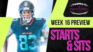 Week 16 Start 'Em, Sit 'Em | NFL Fantasy Football