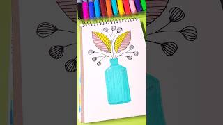 Easy & Simple Drawing with DOMS Brush Pens | Beginner-Friendly Art #art #shorts #drawing
