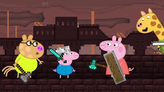 Compilation The Epic Battle of Peppa Pig vs. 3 Hunters in Minecraft - Complete Speedrunner Story!