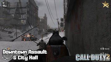 Downtown Assault & City Hall  | Call of Duty 2 Part 5 | HD Textures Mod | #cod #cod2 #redarmy