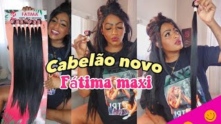 Resenha do cabelo bio fibra Fátima da marca @sleekhair_official