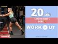 20 Min Lower Body &amp; Core Workout | Fat Burn + Strength (DB Only)