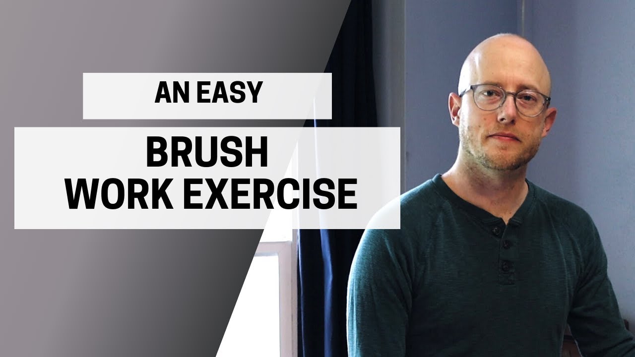 Easy Watercolor Brush Work Exercise - YouTube