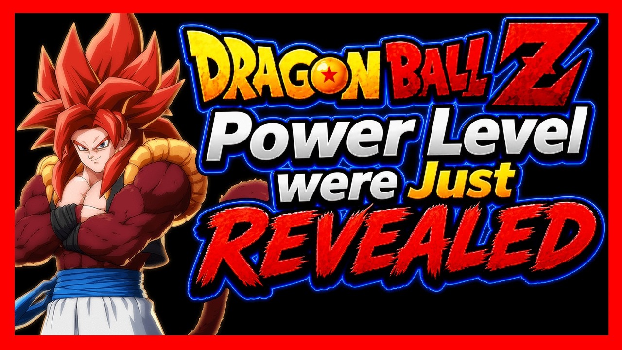 Dragon Ball Z Power Levels Were Just Revealed - YouTube