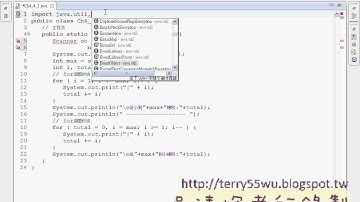 for迴圈敘述說明(JAVA入門到Android設計 吳老師)