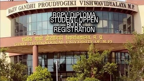 Rgpv open book exam registration  problem