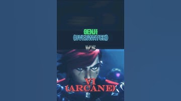 genji vs vi  #1v1 #arcane #viarcane #overwatch #genji #leagueoflegends #1v1battle #arcaneedit