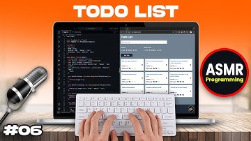 #6 ASMR Programming Todo List - Building a React Todo App with Next.js & Tailwind CSS - No Talking