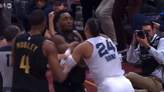 Donovan Mitchell and Dillon Brooks get into a huge fight