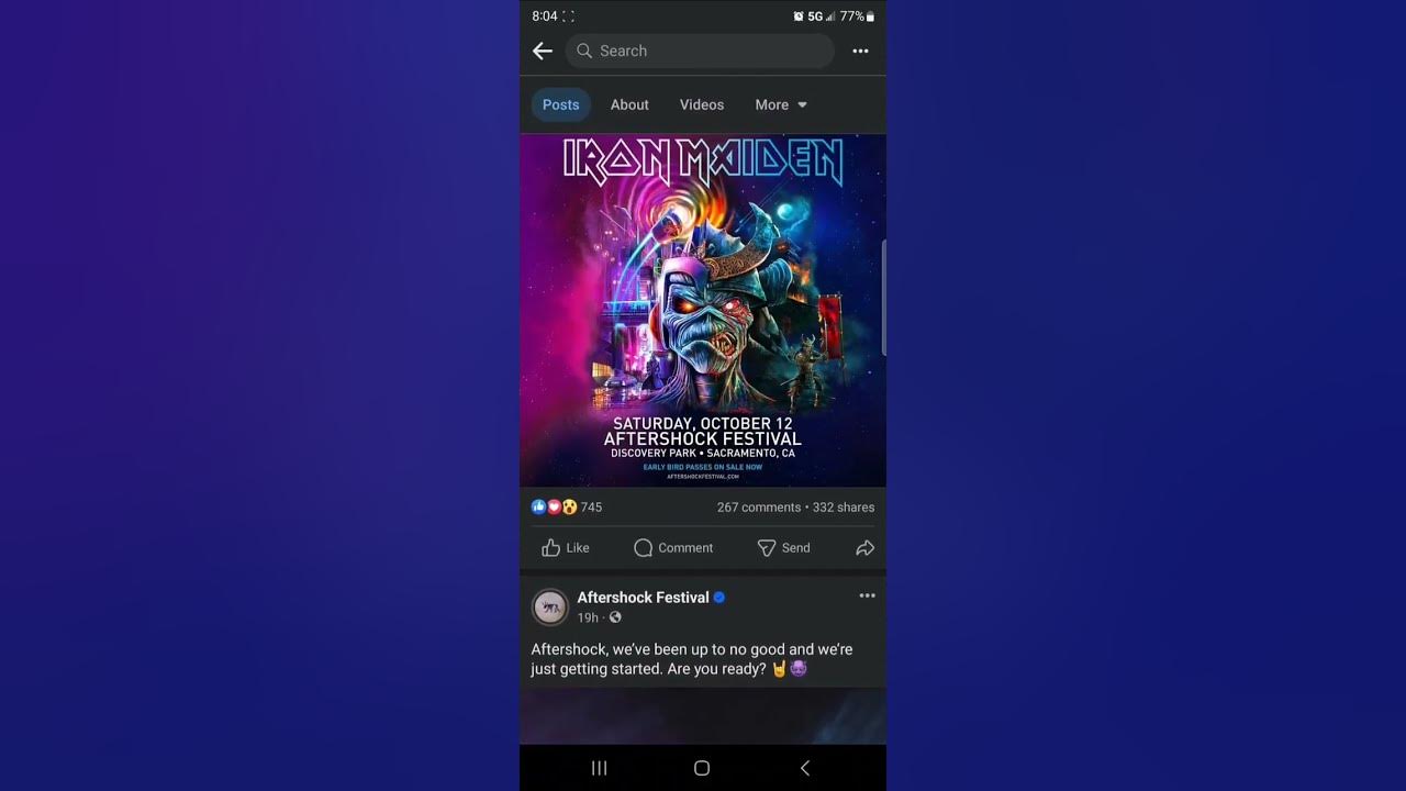 Aftershock 2024 iron maiden announcement! shorts YouTube