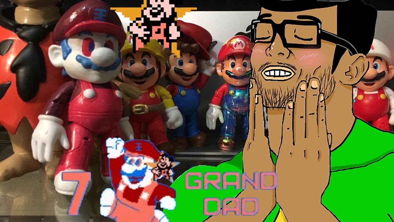 7 Grandad Mario Custom World Of Nintendo Toys Custom Mario