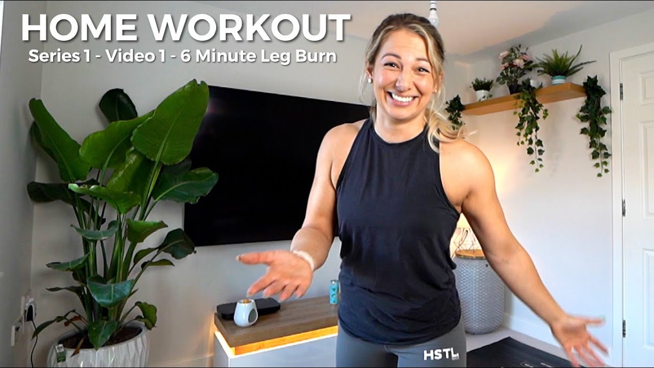 INTENSE 6 Minute Home HIIT/CrossFit Workout - No Equipment - Legs Focus ...