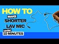 How to make Short Lav Mic for your Helmet under 10 minutes?