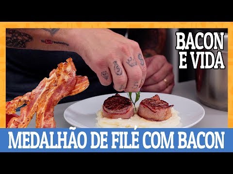 TUDO FICA MARAVILHOSO COM BACON | Medalhão de mignon com Bacon | #AnaMariaBrogui