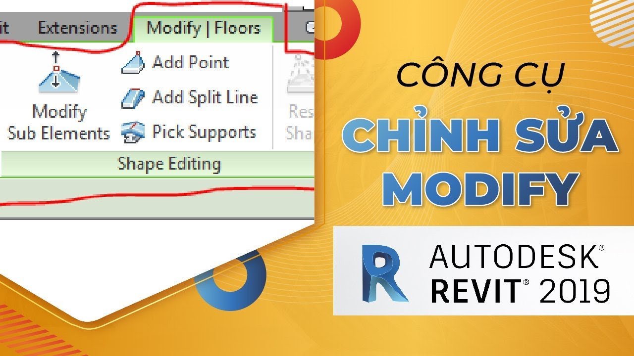 Công Cụ Chỉnh Sửa Modify Trong Revit 2021-2022 - YouTube