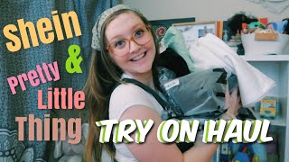 SUMMER SHEIN TRY ON HAUL + SUMMER PRETTY LITTLE THING TRY ON HAUL | Maternity Friendly Clothing 🌼