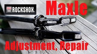 RockShox Maxle Thru Axle Adjustment, Repair, and Installation - MTB and Road