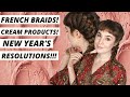 BRAIDING MY HAIR & TALKING ABOUT 2021 RESOLUTIONS & TRYING JILLIAN DEMPSEY IT'S A LONG VIDEO OK