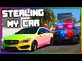 Gta 5 roleplay  stealing my car from cops  redlinerp