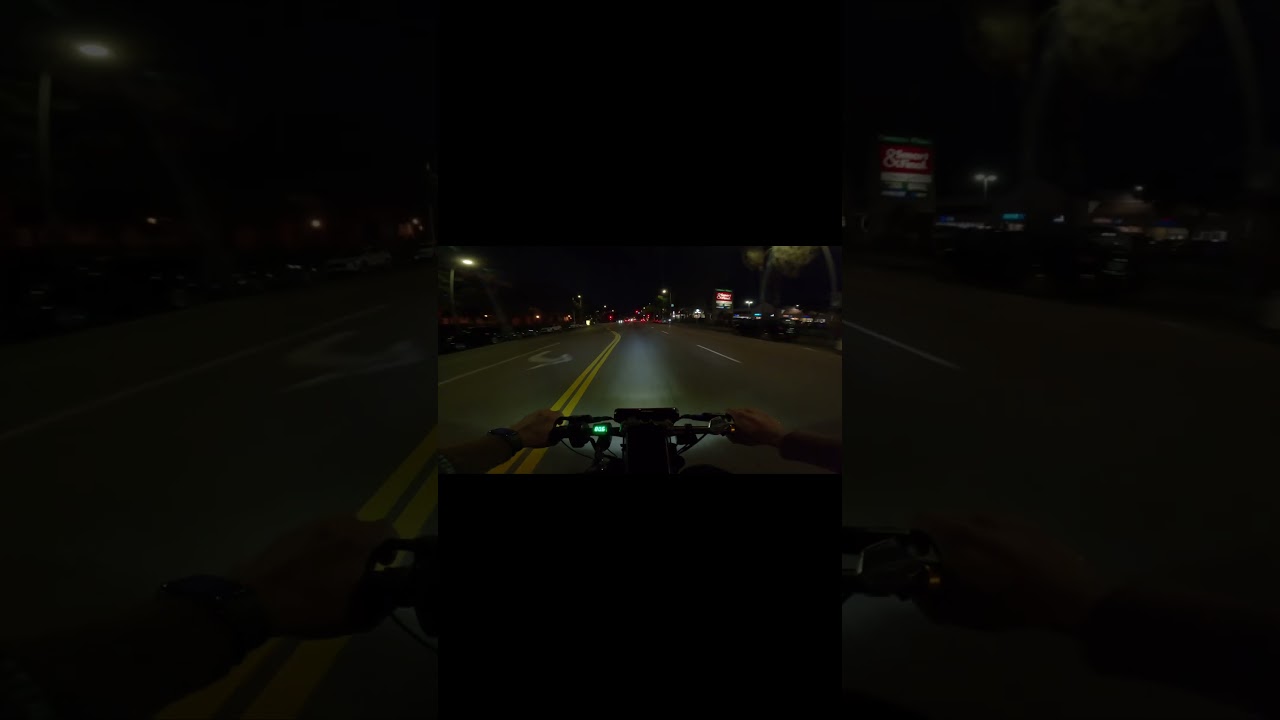 72V MiniBike Rips Through the City at Night! ⚡🏍️ 