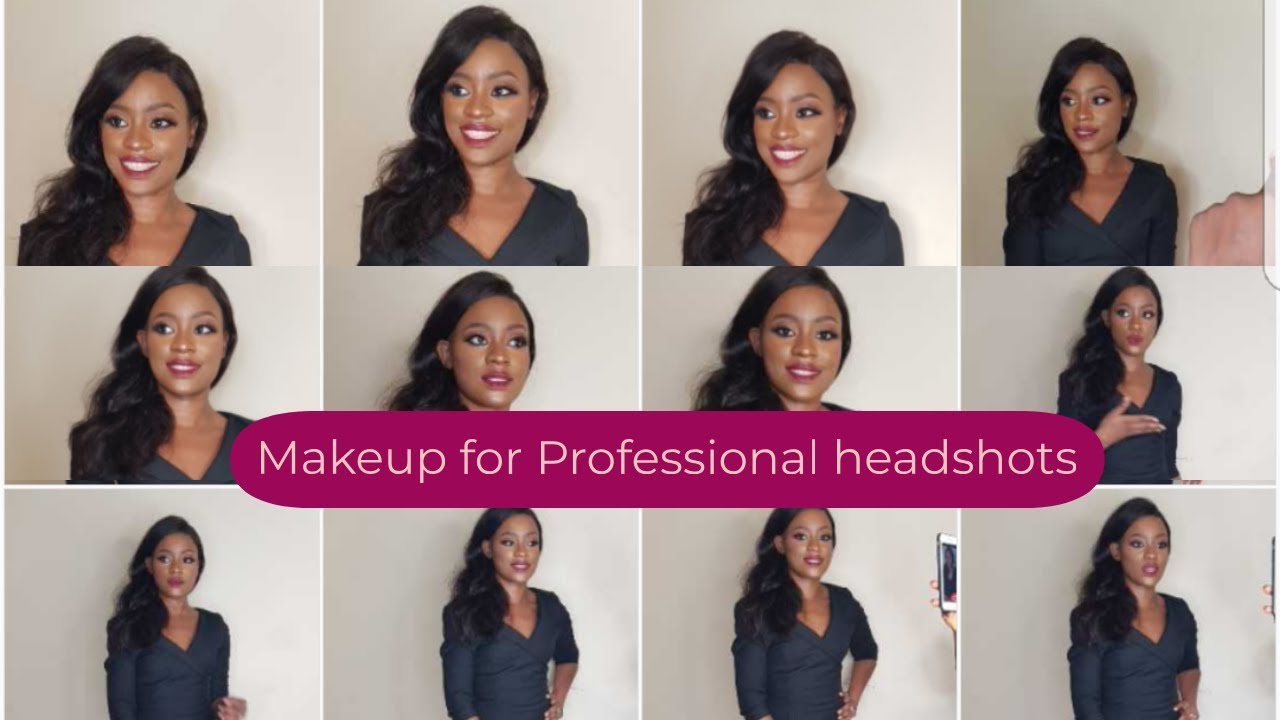 Makeup for Professional Headshots by Glam By Kezia YouTube