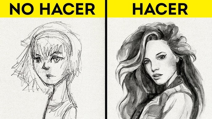 1O TRUCOS PARA APRENDER A DIBUJAR - 10 Life Hacks para dibujantes ( paso a  paso ) 