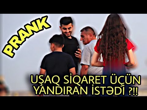 Sizdən uşaq siqaret üçün yandıran istərsə verərdinizmi? - Sosial Eksperiment