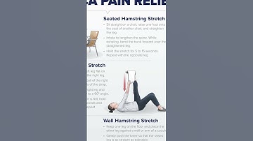 3 Easy Hamstring Stretches for Sciatica Pain Relief