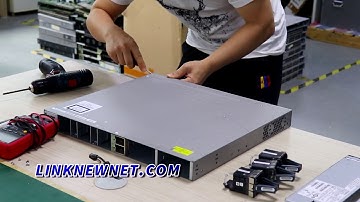 Cisco WS-C3850-48P-L Switch Disassemble Video