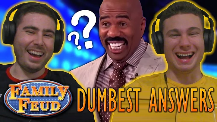 FAMILY FEUD DUMBEST ANSWERS REACTION!! 😂😂 STEVE HARVEY IS STUNNED!