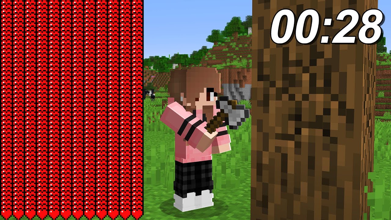 a cada 30 SEGUNDOS minha vida MUDA aleatoriamente no minecraft