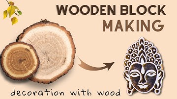 Making of wooden block | Easy DIY tutorial | Spring, Summer decorate with me 2023 | Craftmahal
