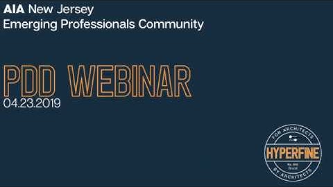 ARE 5.0 - PDD Webinar Hyperfine and AIA New Jersey EPiC