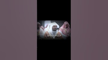 تلاوة بديعة وجميلة من التلاوات الشهيرة! للشيخ ياسر الدوسري ♥️..