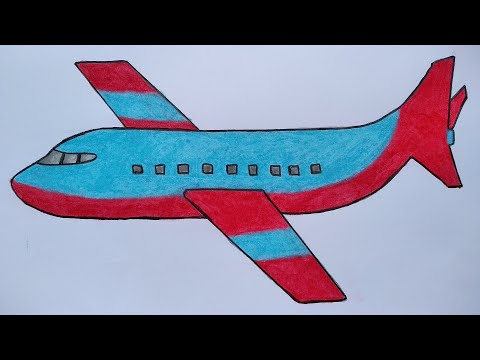 Video: Cara Belajar Menggambar Pesawat Terbang