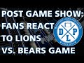 Post Game: DETROIT LIONS vs. CHICAGO BEARS, LIVE! on the Detroit Lions Podcast