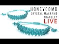 TWO TUTORIALS IN ONE: Honeycomb Bracelet Live Tutorial by Bead Spider