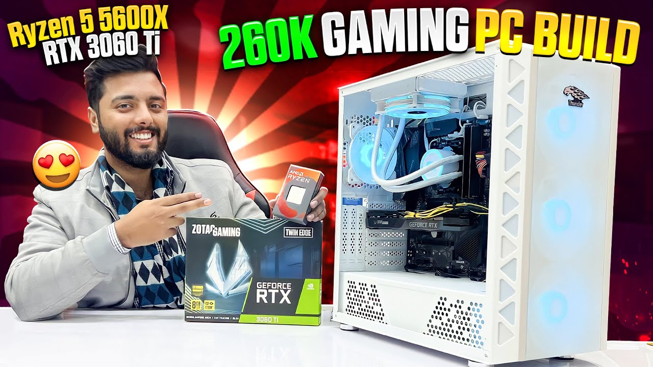 The ULTIMATE RTX 3060 Ti Gaming PC Build 2021! (Ryzen 5 5600X, 4K