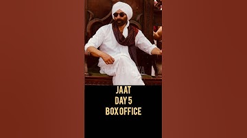 JAAT DAY 5 BOX OFFICE COLLECTION| FIRST MONDAY REPORT| #sunnydeol #jaat #boxoffice sunny deol new