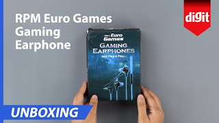 RPM Euro Games Gaming Earphones Unboxing 